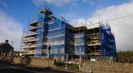 St Marys Lavey Chapel Renovation Scaffolding