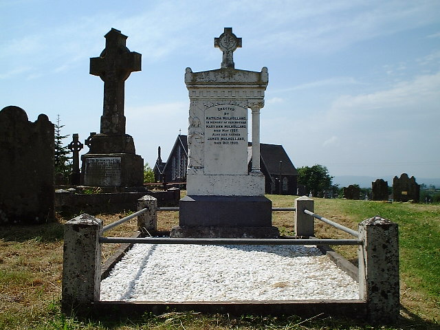 Mulholland McErlean Grave - THe Old Graveyard Lavey Parish Co Derry Ireland