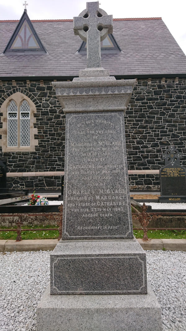 McGlade Grave - Lavey Parish Co Derry Ireland