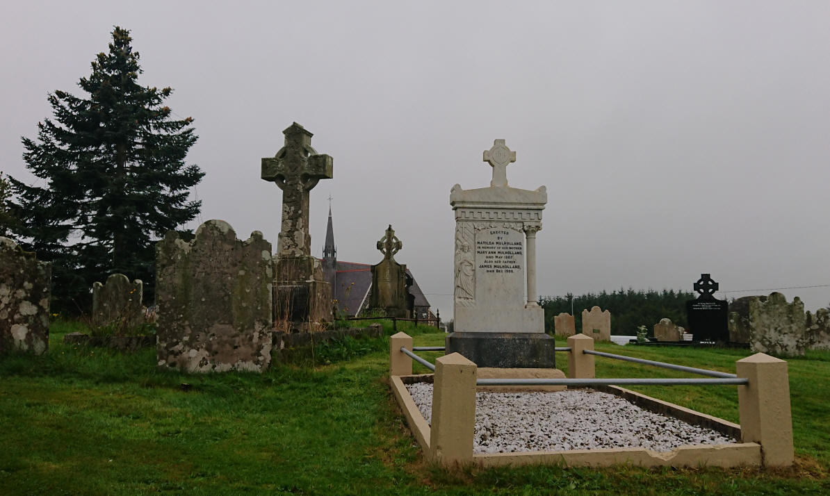 Mulholland McErlean Grave - THe Old Graveyard Lavey Parish Co Derry Ireland