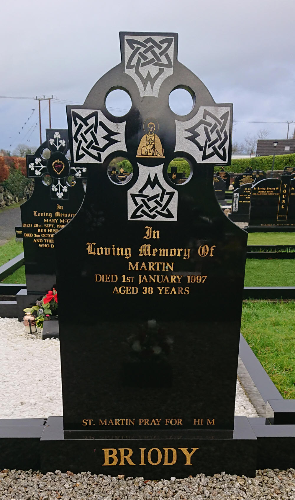 Briody M Plot - The New Graveyard Lavey Parish Co Derry Ireland