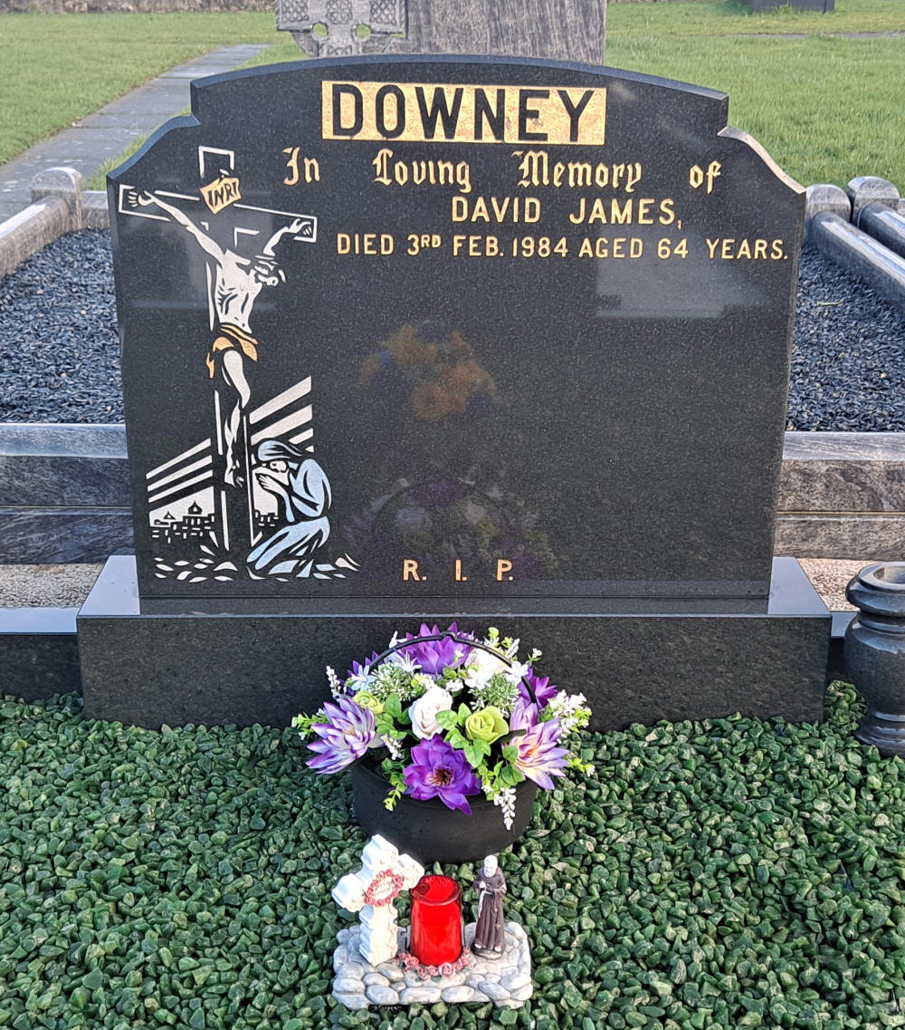 Downey D Grave - The New Graveyard Lavey Parish Co Derry Ireland