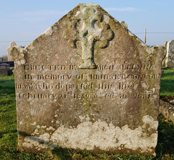 Connor B Grave - The Old Graveyard Lavey Parish Co Derry Ireland