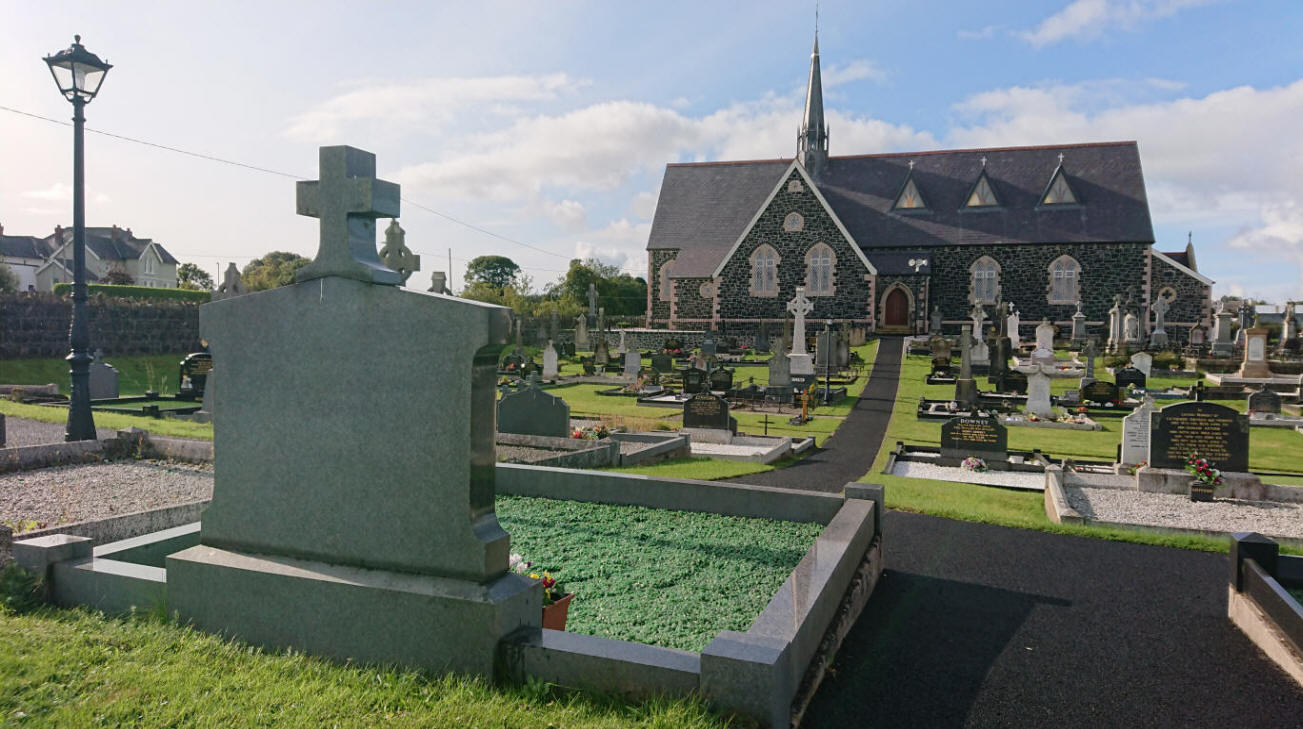 Mulholland D Plot - The New Graveyard lavey Parish Co Derry Ireland