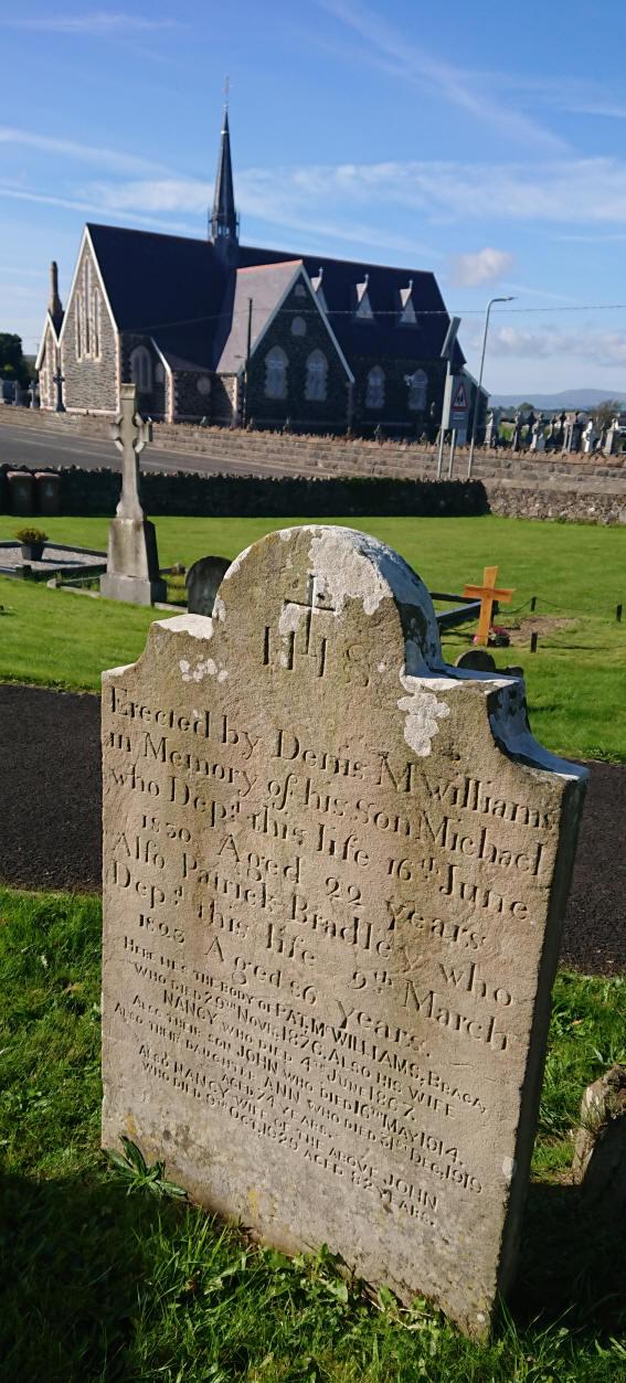 McWilliams N Plot - The Old Graveyard Lavey Parish Co Derry Ireland