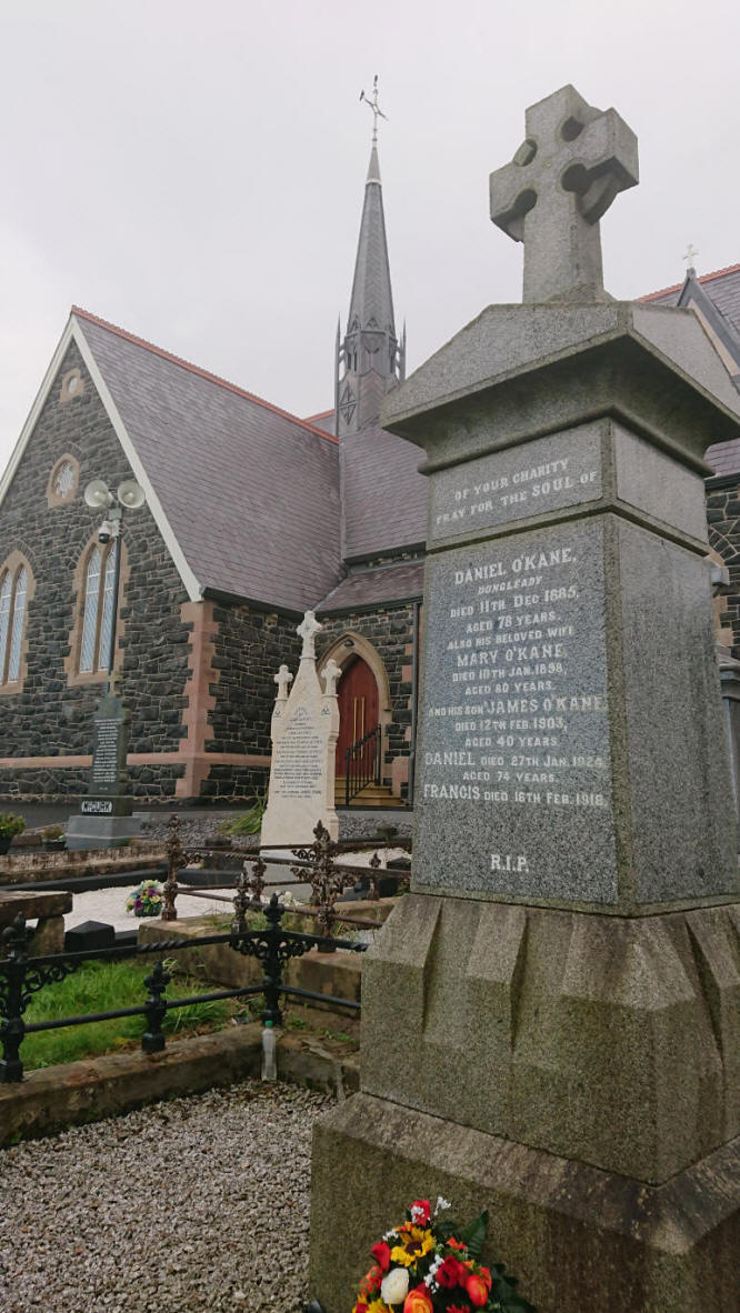 OKANE Grave - The New Graveyard Lavey Parish Co Derry Ireland