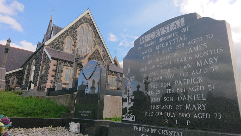 McCrystal D Grave - The New Graveyard Lavey Parish Co Derry Ireland