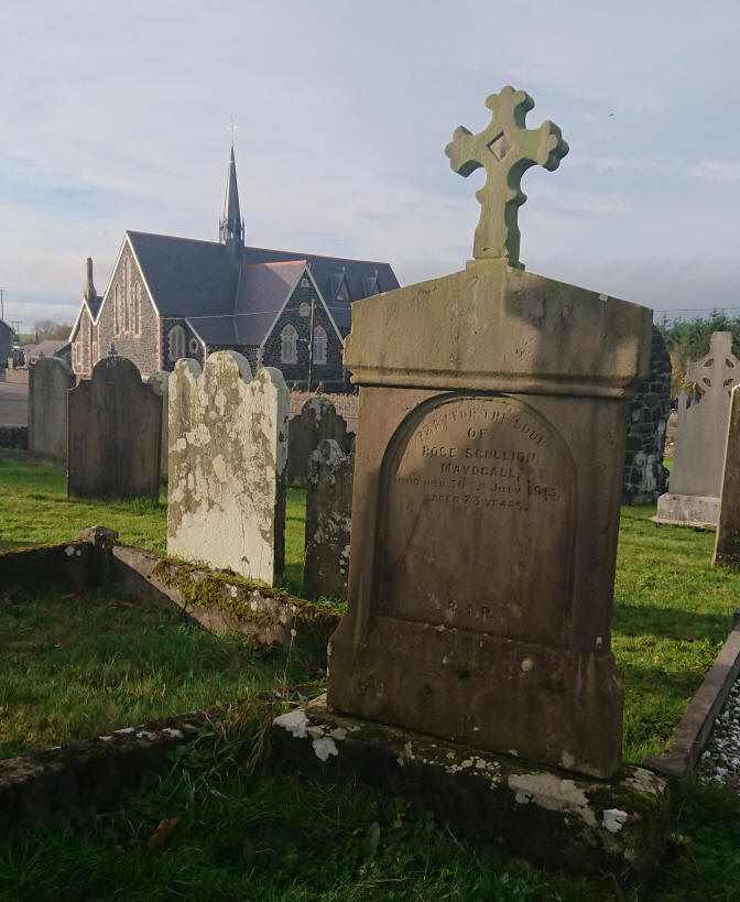 Scullion R Grave - The Old Graveyard Lavey Parish Co Derry Ireland
