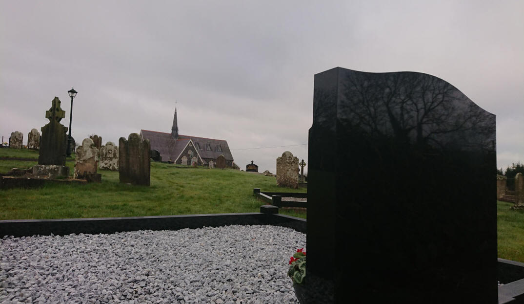 Hand D Grave - The OLd Graveyard Lavey Parish Co Derry Ireland