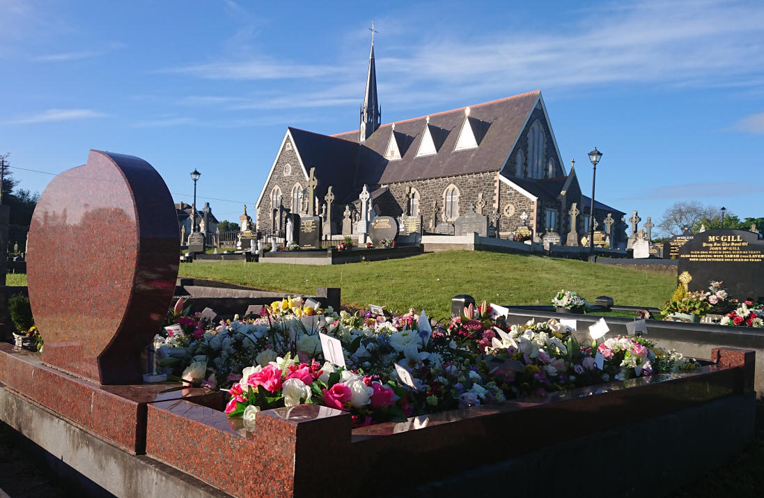 McCann M plot - The New Graveyard Lavey Parish Co Derry Ireland