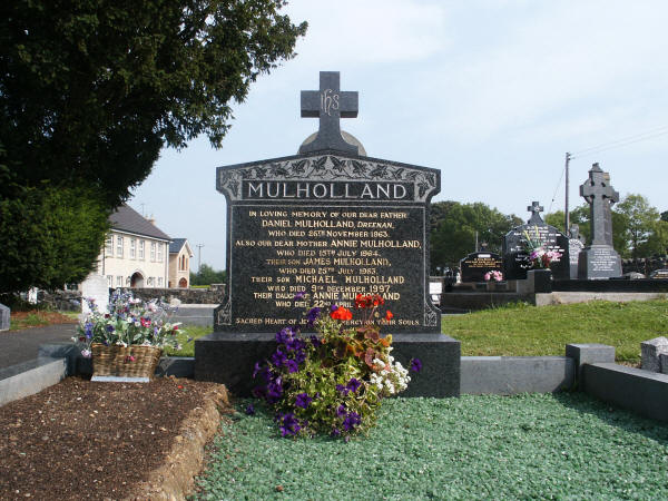 Mulholland D Plot - The New Graveyard lavey Parish Co Derry Ireland