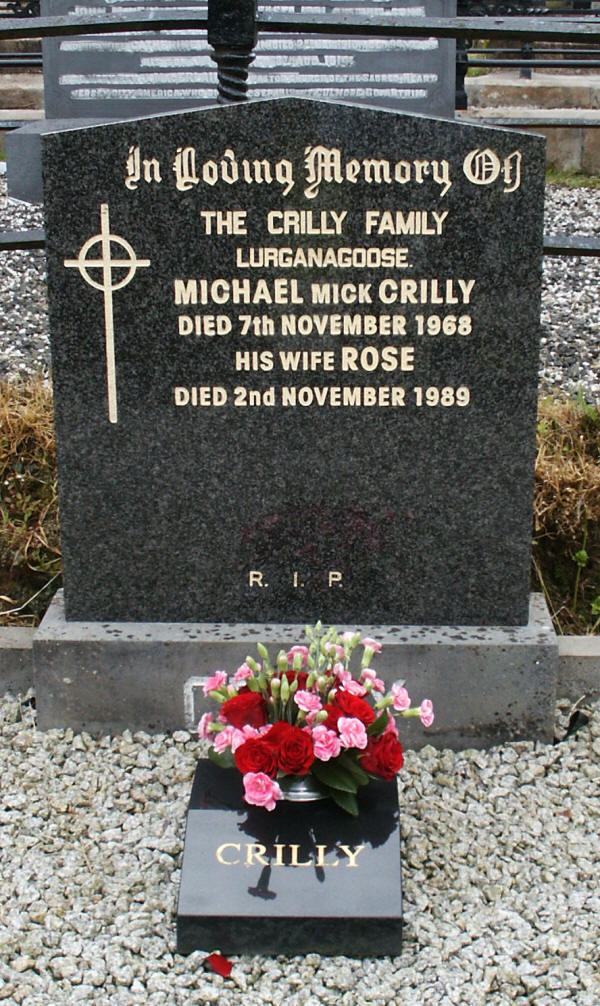 Crilly R MP Plot - The New Graveyard Lavey Parish Co Derry Ireland