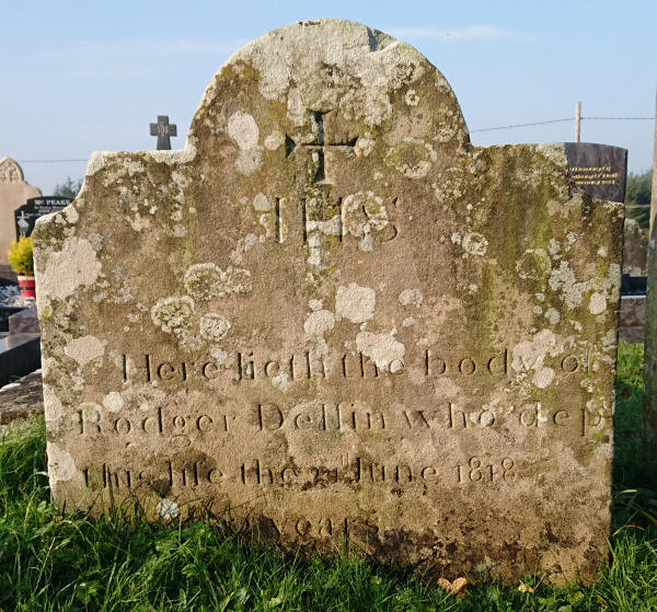 Dellin R Grave - The Old Graveyard Lavey Parish Co Derry Ireland