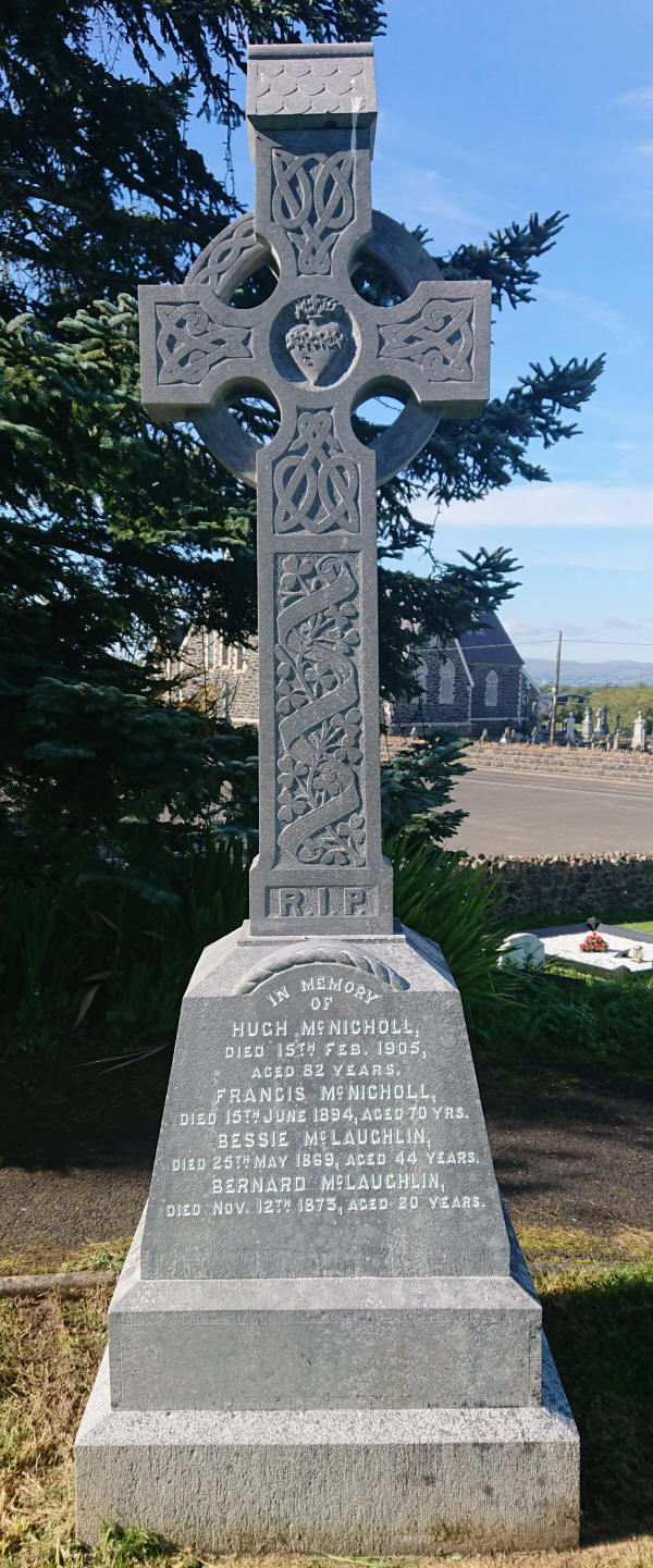 McNicholl McLaughlin Plot - The Old Graveyard Lavey Parish Co Derry Ireland