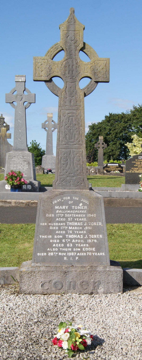 Toner M Plot - The Old Graveyard Lavey Parish Co Derry Ireland