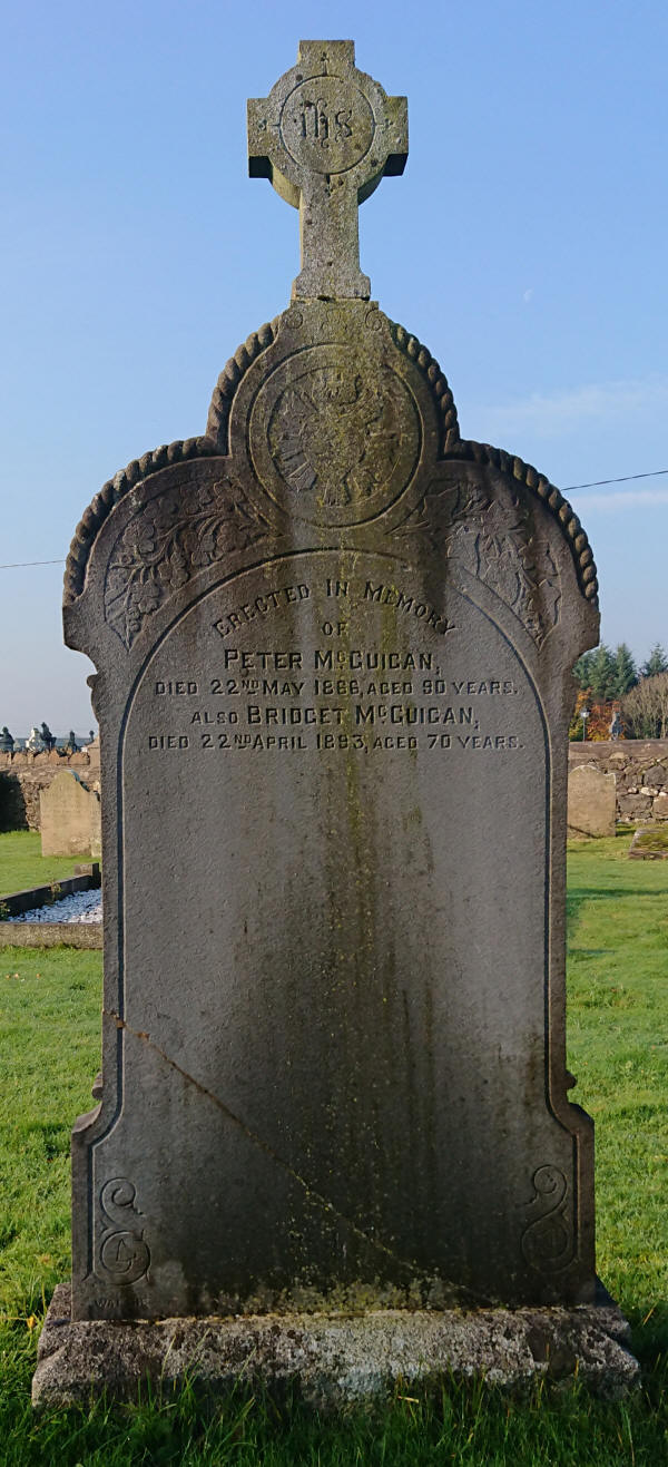 McGuigan B Plot - The Old Graveyard Lavey Parish Co Derry Ireland
