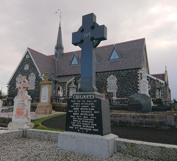 McErlean M Plot - The New Graveyard Lavey Parish Co Derry Ireland