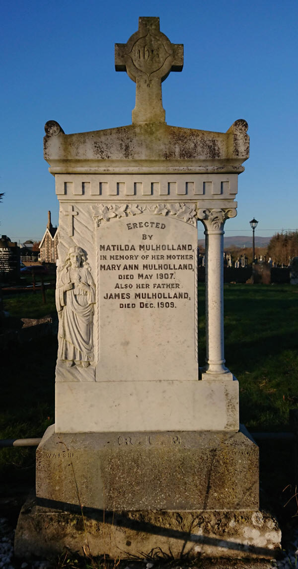 Mulholland McErlean Grave - THe Old Graveyard Lavey Parish Co Derry Ireland