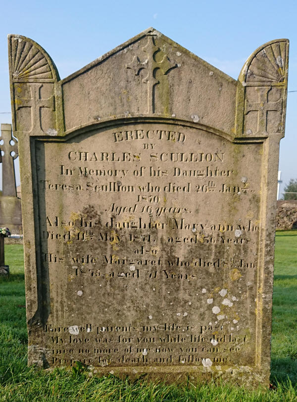 Scullion M Plot - The Old Graveyard Lavey Parish Co Derry Ireland