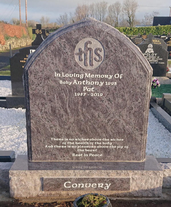 Convery P Plot - The New Graveyard Lavey Parish Co Derry Ireland