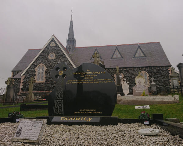 Dorrity Grave - The New Graveyard Lavey Parish Co Derry Ireland