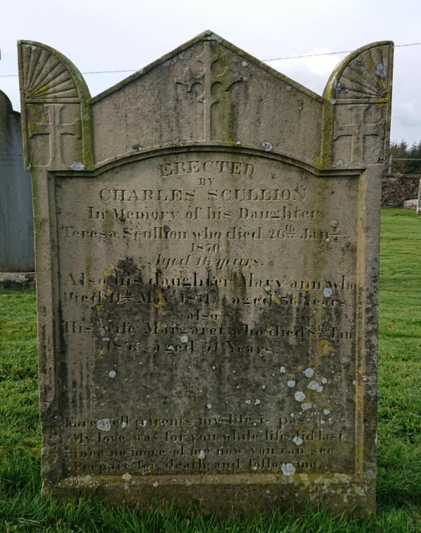 Scullion M Plot - The Old Graveyard Lavey Parish Co Derry Ireland
