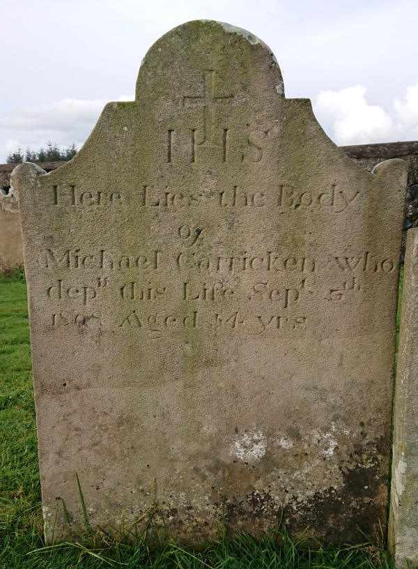 Carricken M Grave The Old Graveyard Lavey Parish Co Derry Ireland