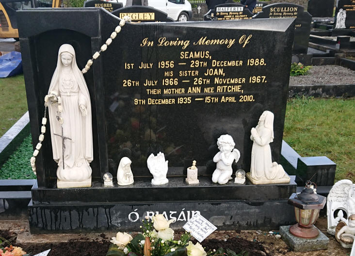Regan J Grave - The New Graveyard Lavey Parish Co Derry Ireland