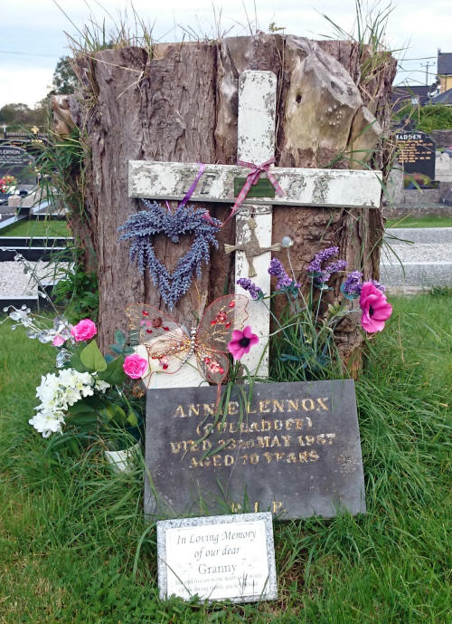 Lennox A Boyle Grave New Graveyard - Lavey Parish Co Derry Ireland