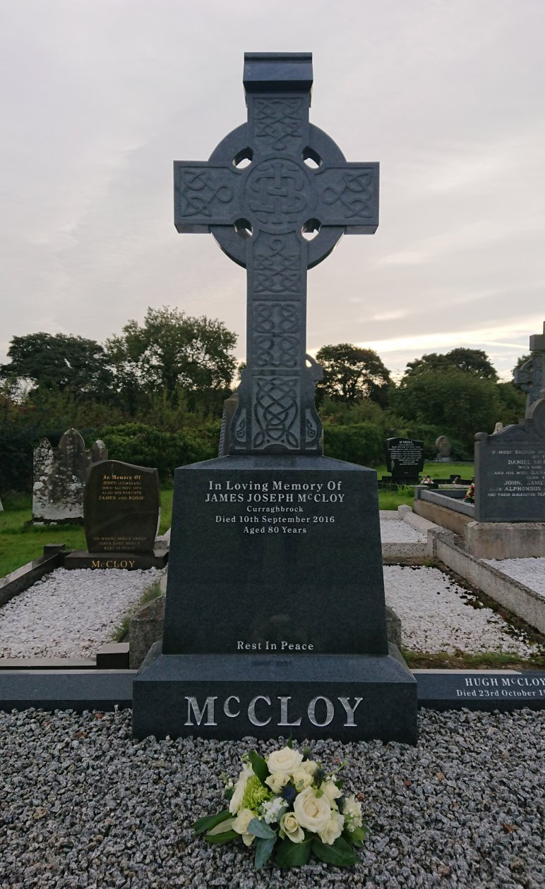 McCloy J Grave The Old Graveyard Lavey Parish Co Derry Ireland