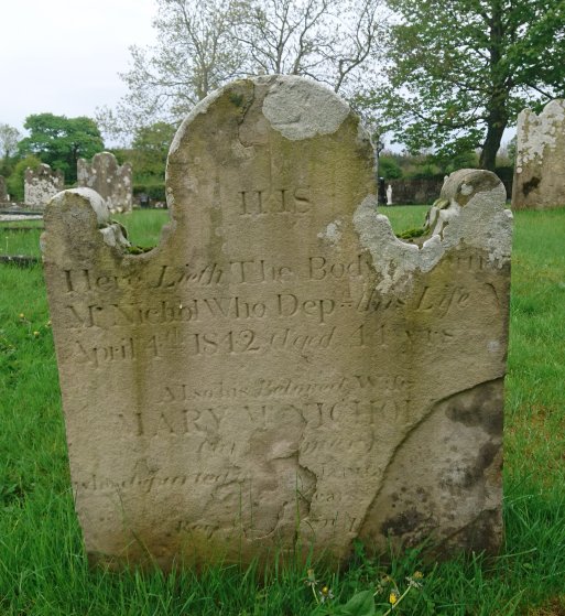 McNichol Grave The Old Graveyard Lavey Parish Co Derry Ireland