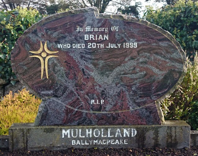 Mulholland Brian Grave The Old Graveyard Lavey Parish Co Derry Ireland