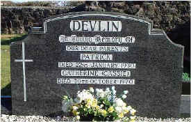 Devlin C Plot - The New Graveyard Lavey Parish Co Derry Ireland