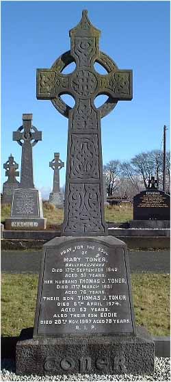 Toner M Plot - The Old Graveyard Lavey Parish Co Derry Ireland
