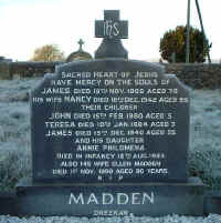Madden E Plot - The Old Graveyard Lavey Parish Co Derry Ireland