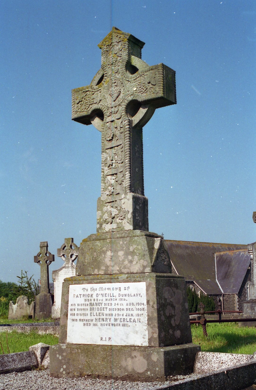 O'Neill P Grave The Old Graveyard Lavey Parish Co Derry Ireland