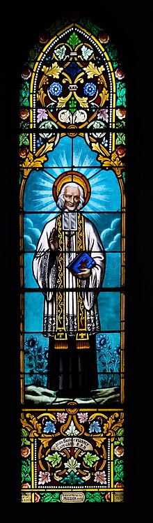 Stained glass window in the Saint Felix Church in Laissac 11.jpg