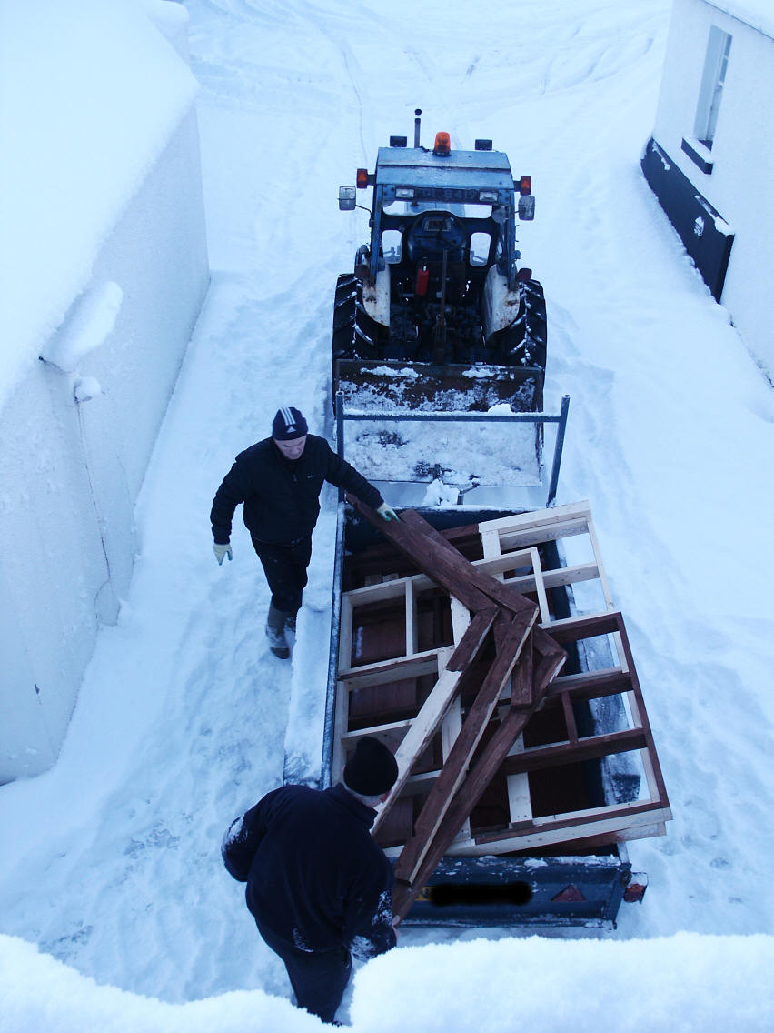 Crib Snow Saint Mary Chapel Lavey Parish Co Derry Ireland