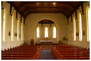Inside Ballymonie Chapel - Banagher Parish.